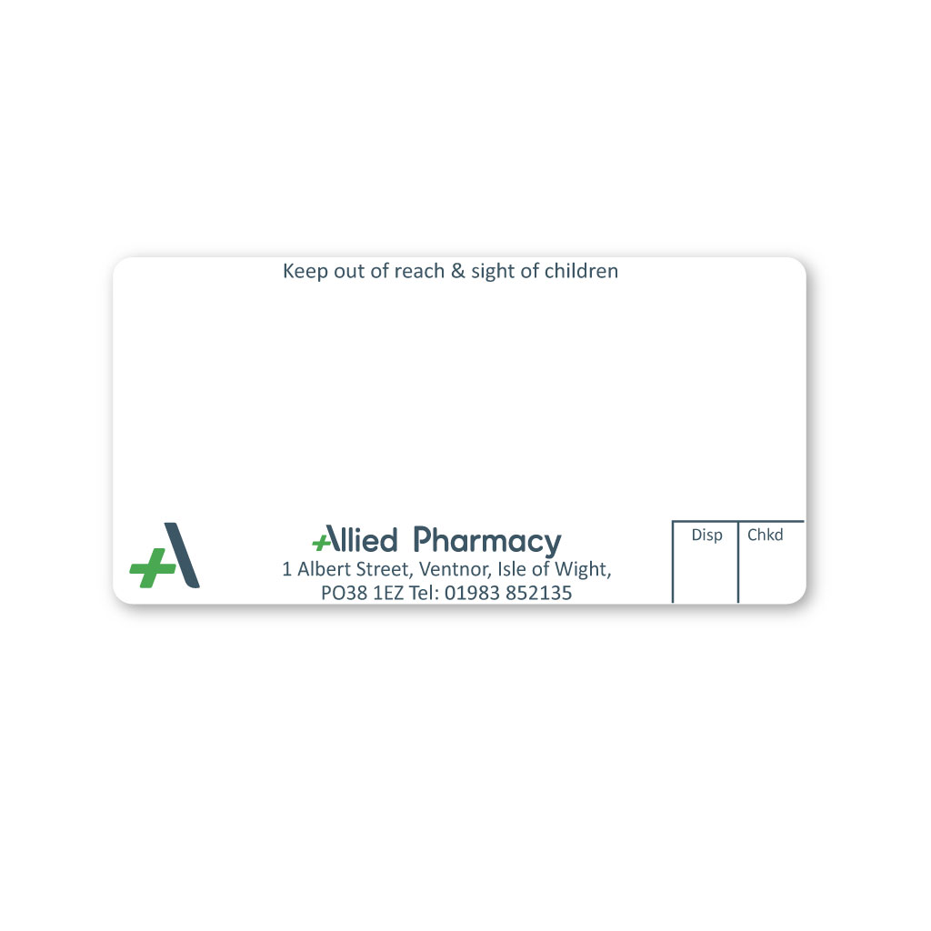 [EMT5179] Allied Albert Street Pharmacy Labels 