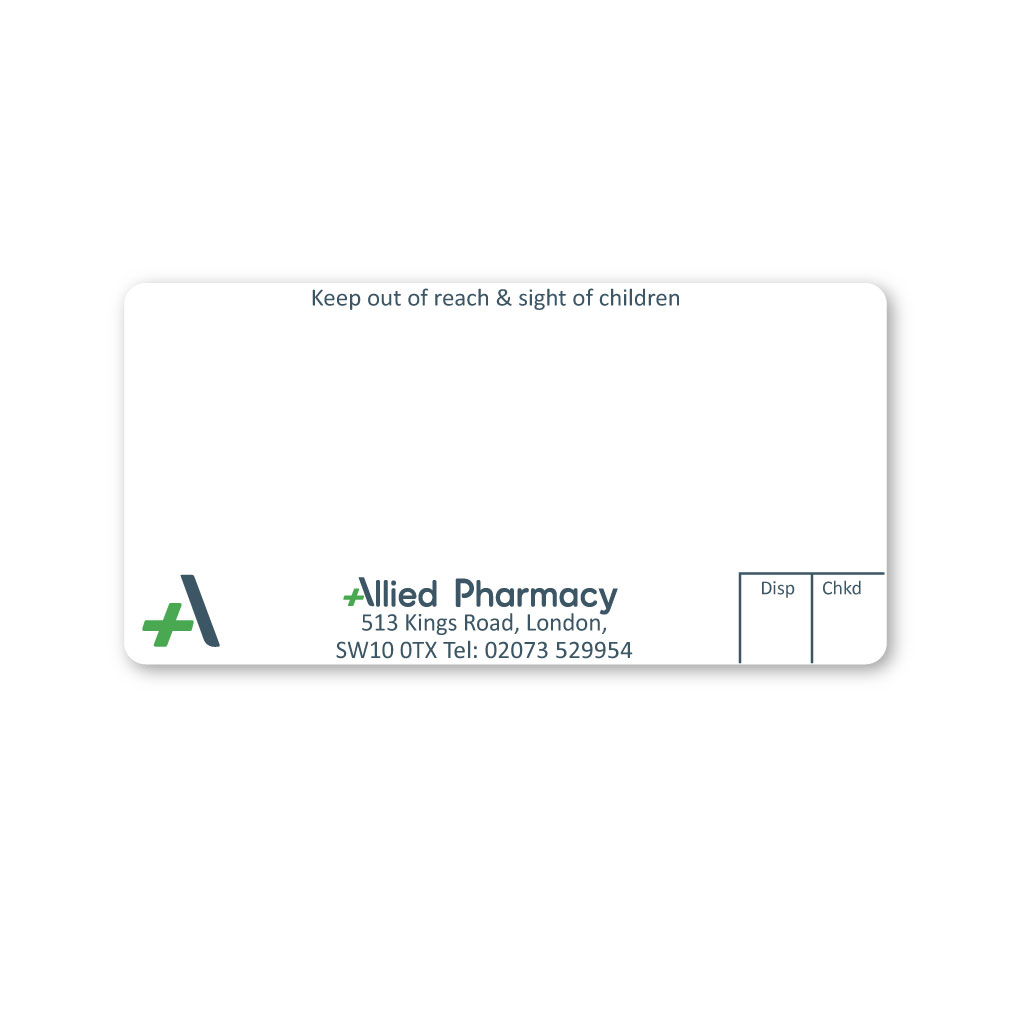 [EMT5182] Allied Chelsea Pharmacy Labels