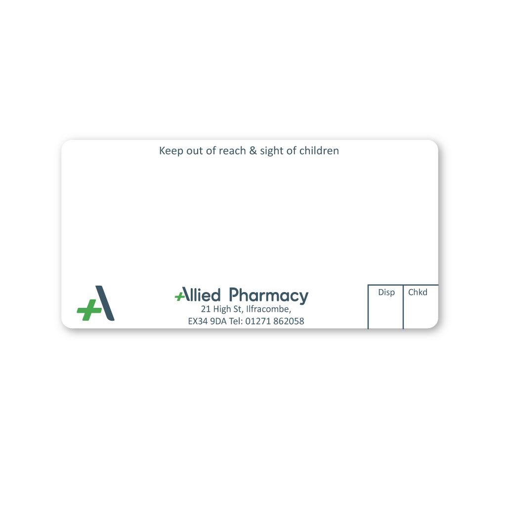[EMT5202] Allied Ilfracombe Pharmacy Labels 