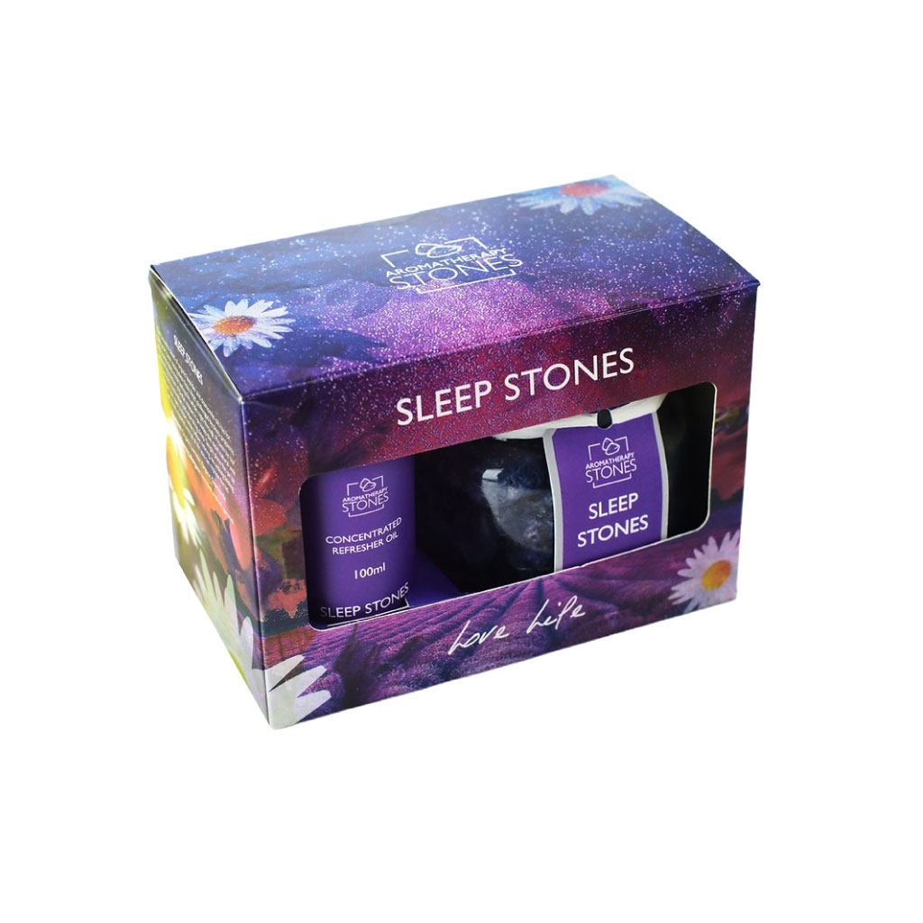 [2570] Lavender & Chamomile Sleep Stones Gift Set 