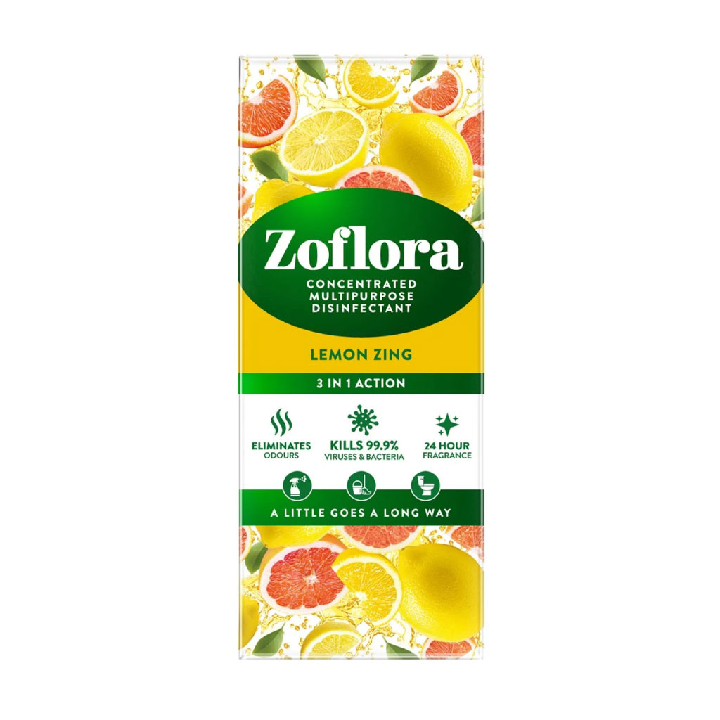 [HOZOF014] Zoflora Antibacterial Disinfectant Lemon Zing 500ml  