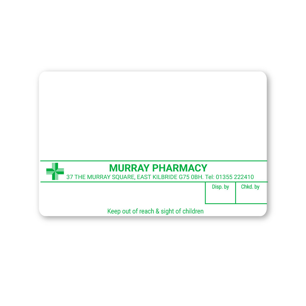 [EMT5275] Murray Pharmacy Labels 70x45