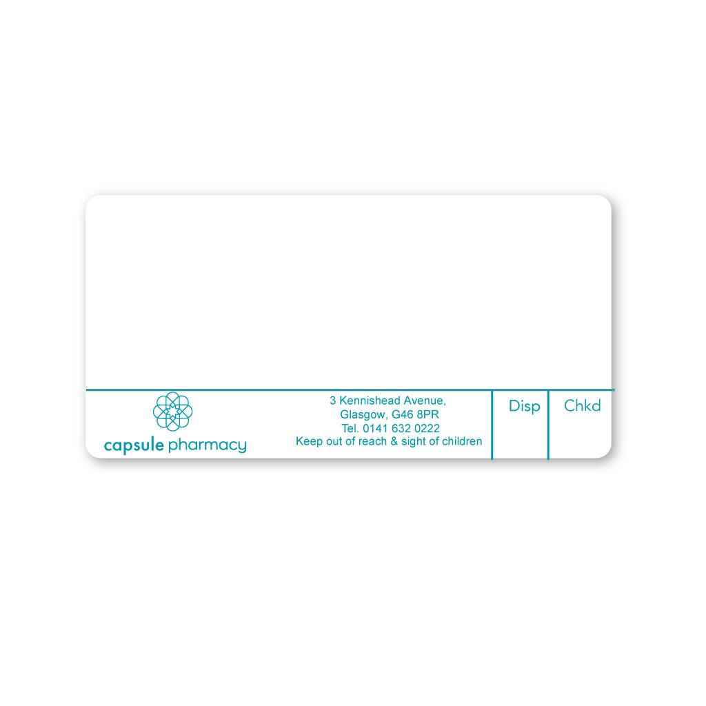 [EMT5319] Boarders Capsule Pharmacy Labels 