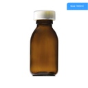 100ml Precapped Round Glass Bottles