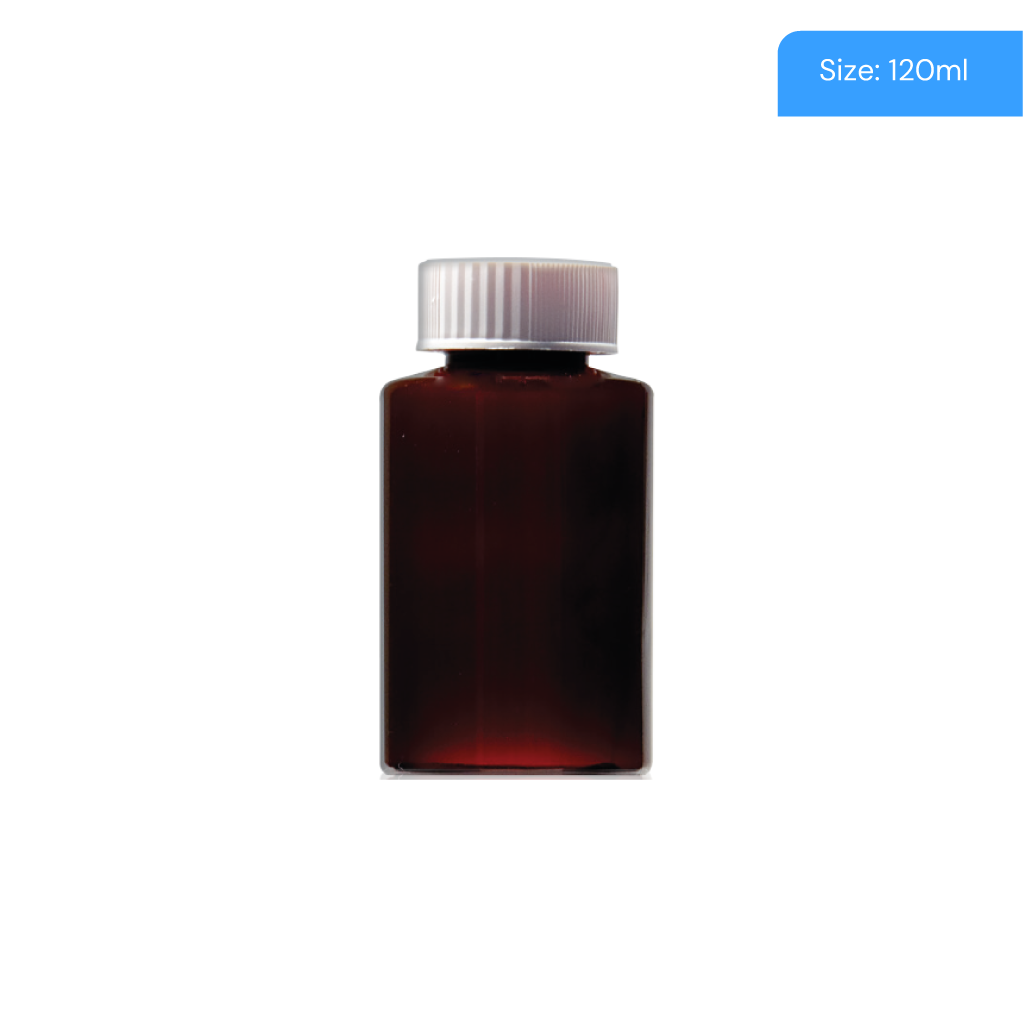 [RE120] 120ml Precapped PET Round Tablet Bottles