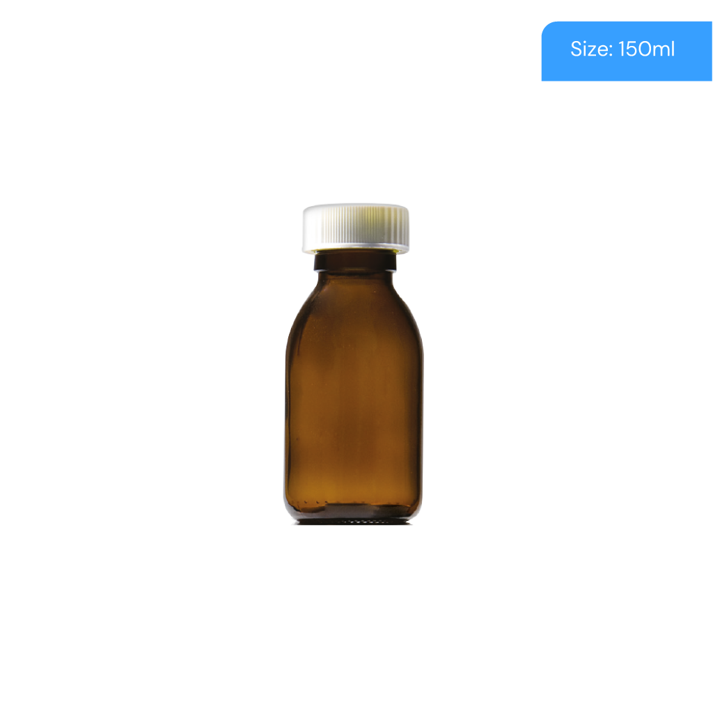 150ml Precapped Round Glass Bottles 