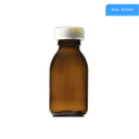 300ml Precapped Round Glass Bottles