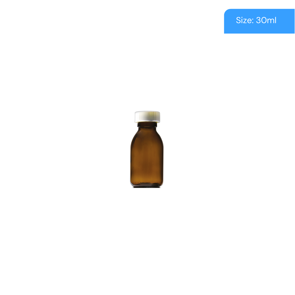 30ml Precapped Round Glass Bottles