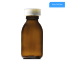 500ml Precapped Round Glass Bottles