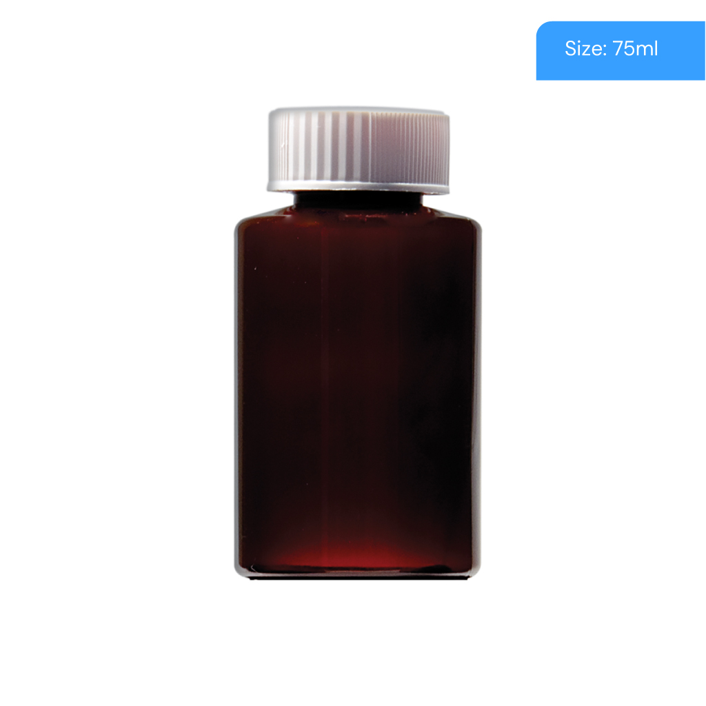 75ml Precapped PET Round Tablet Bottles