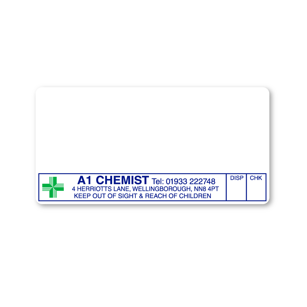 [AZEMT3534] A1 Chemist Labels