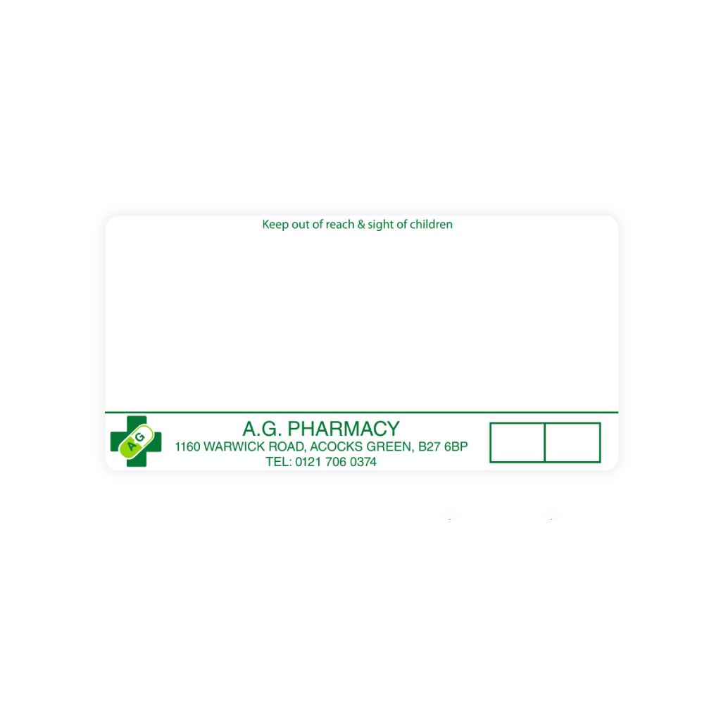Arsalan Khan Group AG Pharmacy Labels