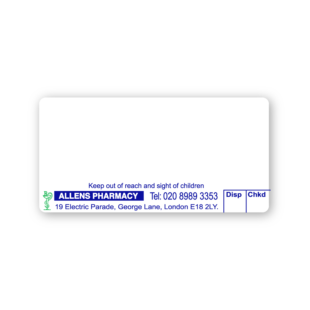 Allens Pharmacy Labels