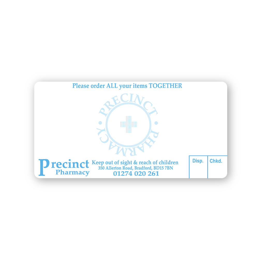 Allerton Pharmacy (Precinct) Labels