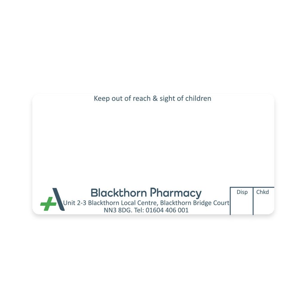 Allied Blackthorn Dispensing Labels