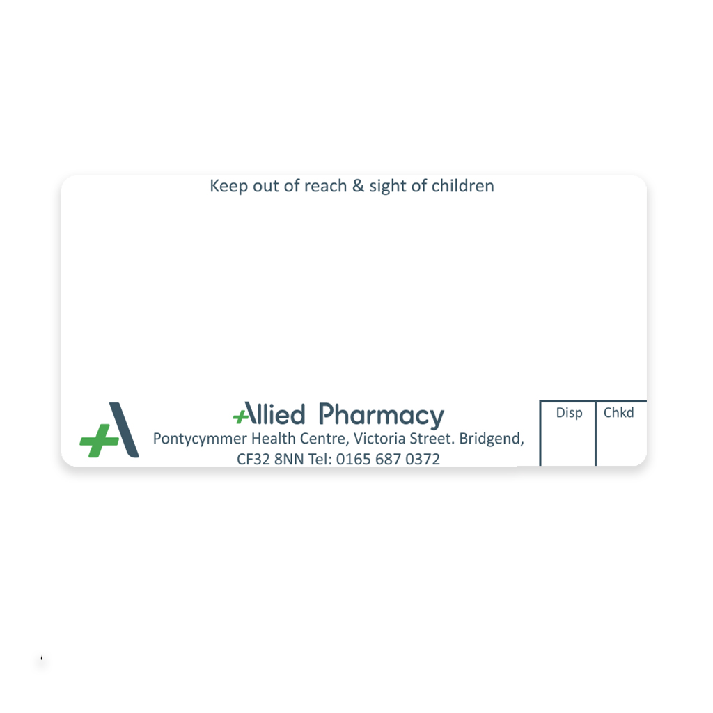 [AZEMT3407] Allied Bridgend Dispensing Labels