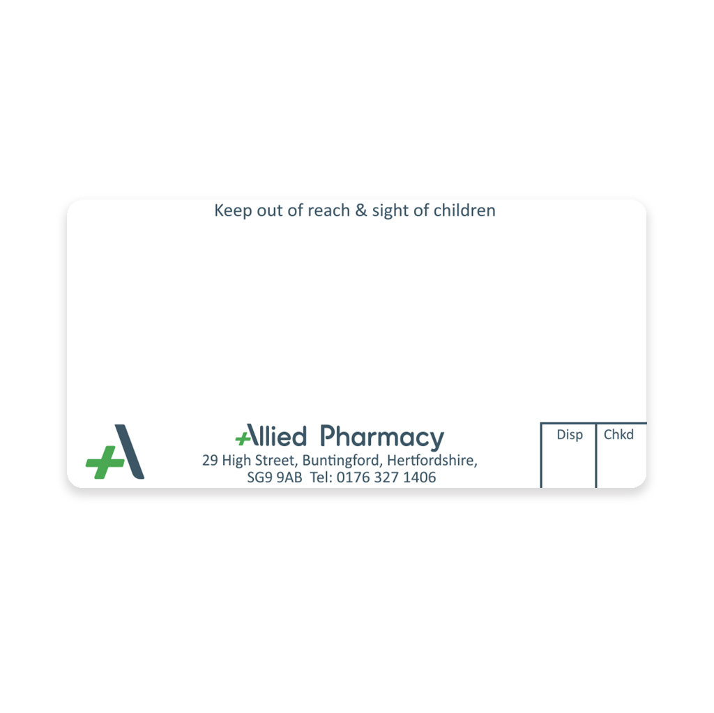[AZEMT3700] Allied Buntingford Dispensing Labels