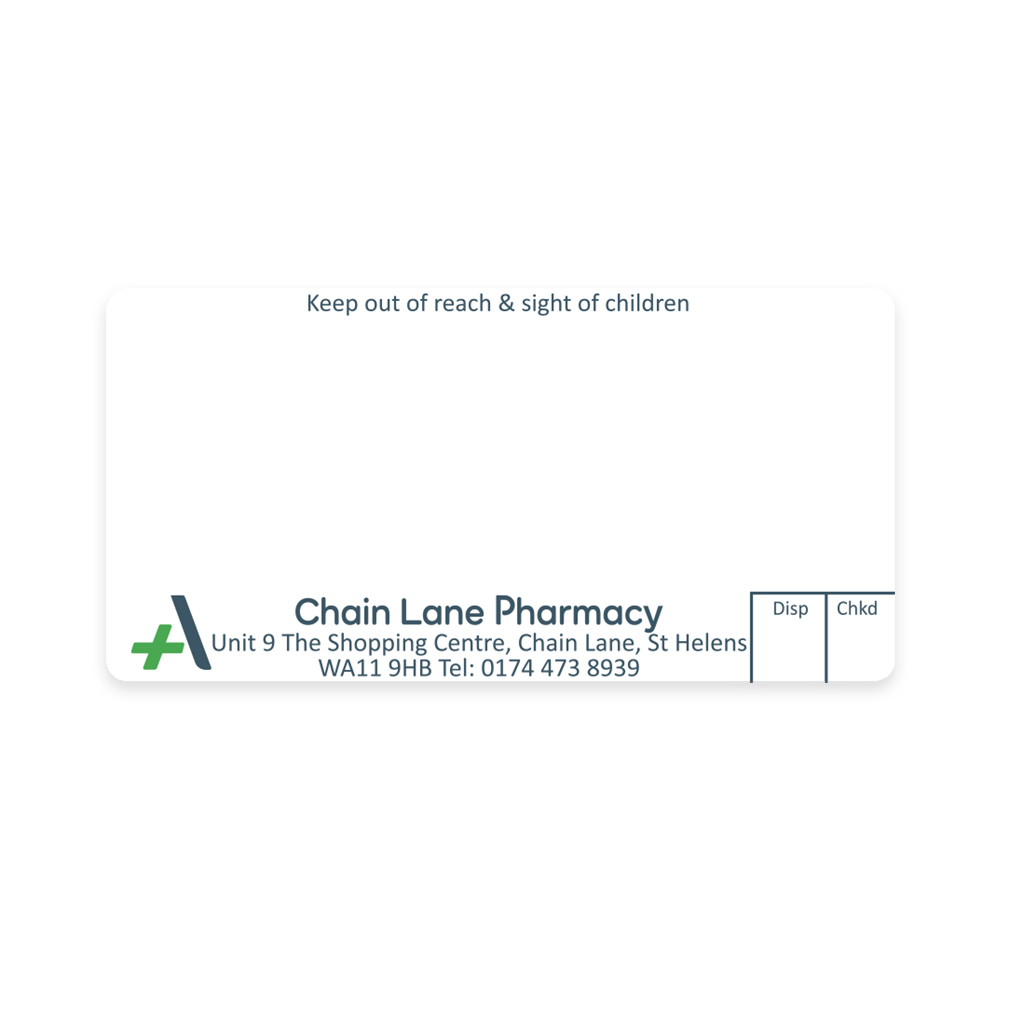 Allied Chain Lane Pharmacy Labels