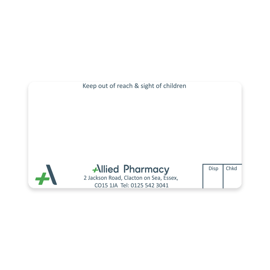Allied Clacton Dispensing Labels