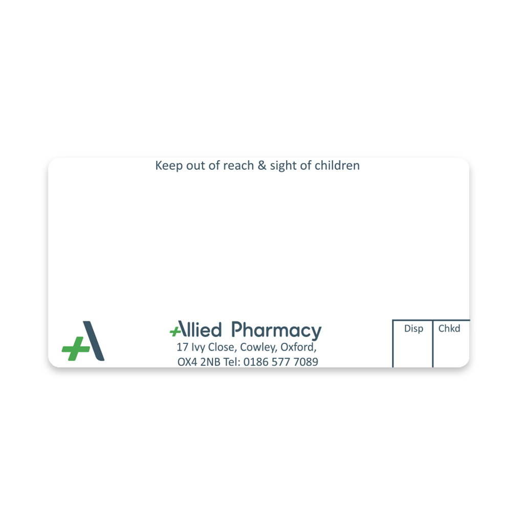 [AZEMT4043] Allied Cowley Dispensing Labels