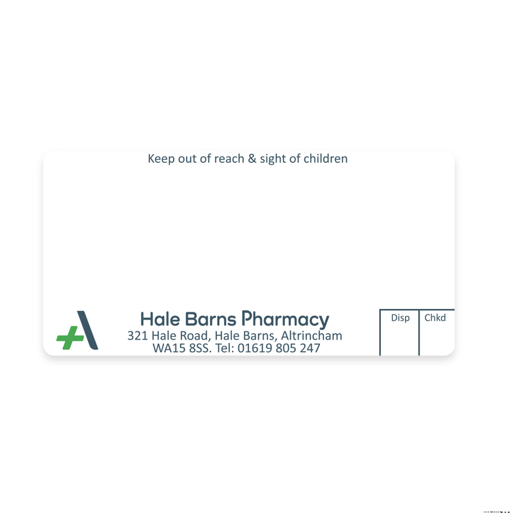 [AZEMT3000] Allied Hale Barns Dispensing Labels