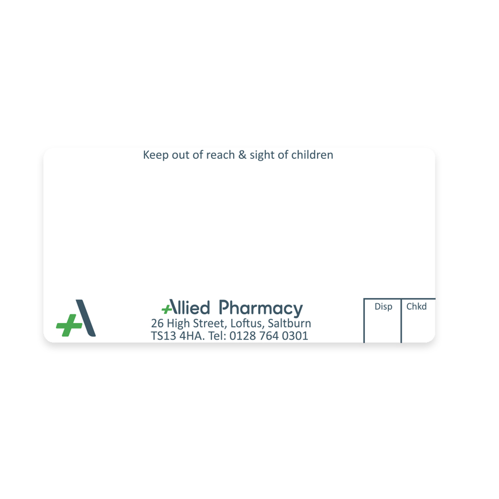 [AZEMT2976] Allied Loftus Pharmacy Labels