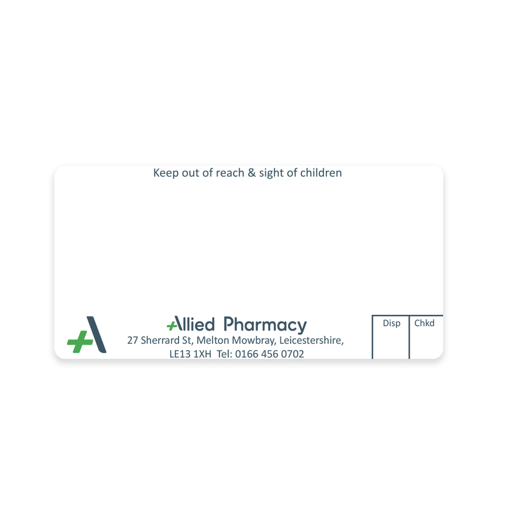 [AZEMT3565] Allied Melton Mowbray Dispensing Labels