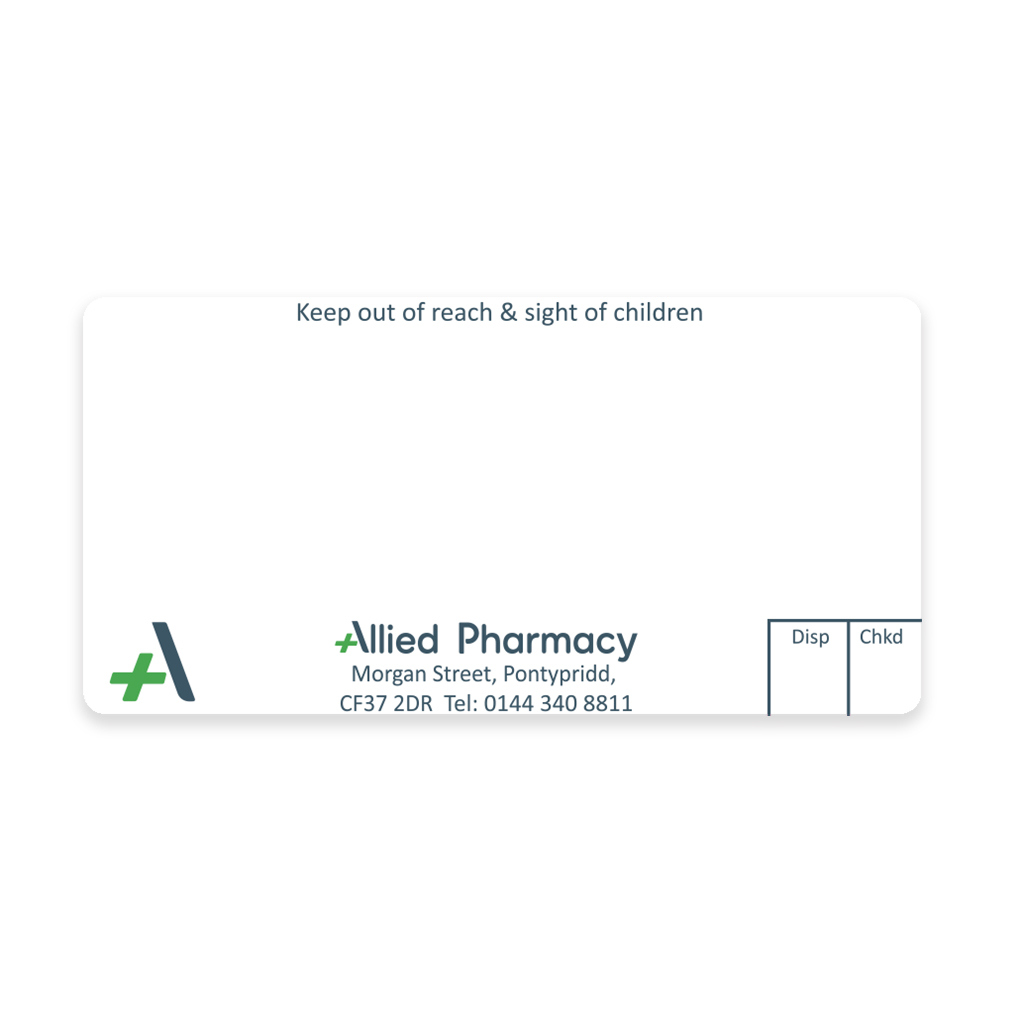 [AZEMT3352] Allied Morgan St Dispensing Labels