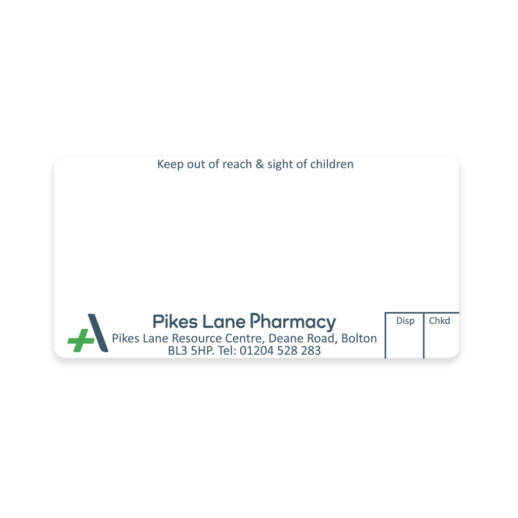 Allied Pikes Lane Dispensing Labels
