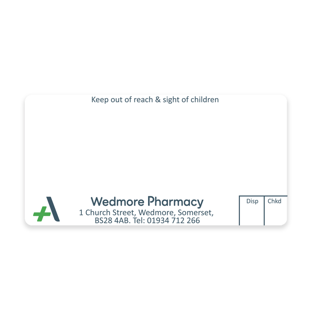 [AZEMT3044] Allied Wedmore Dispensing Labels