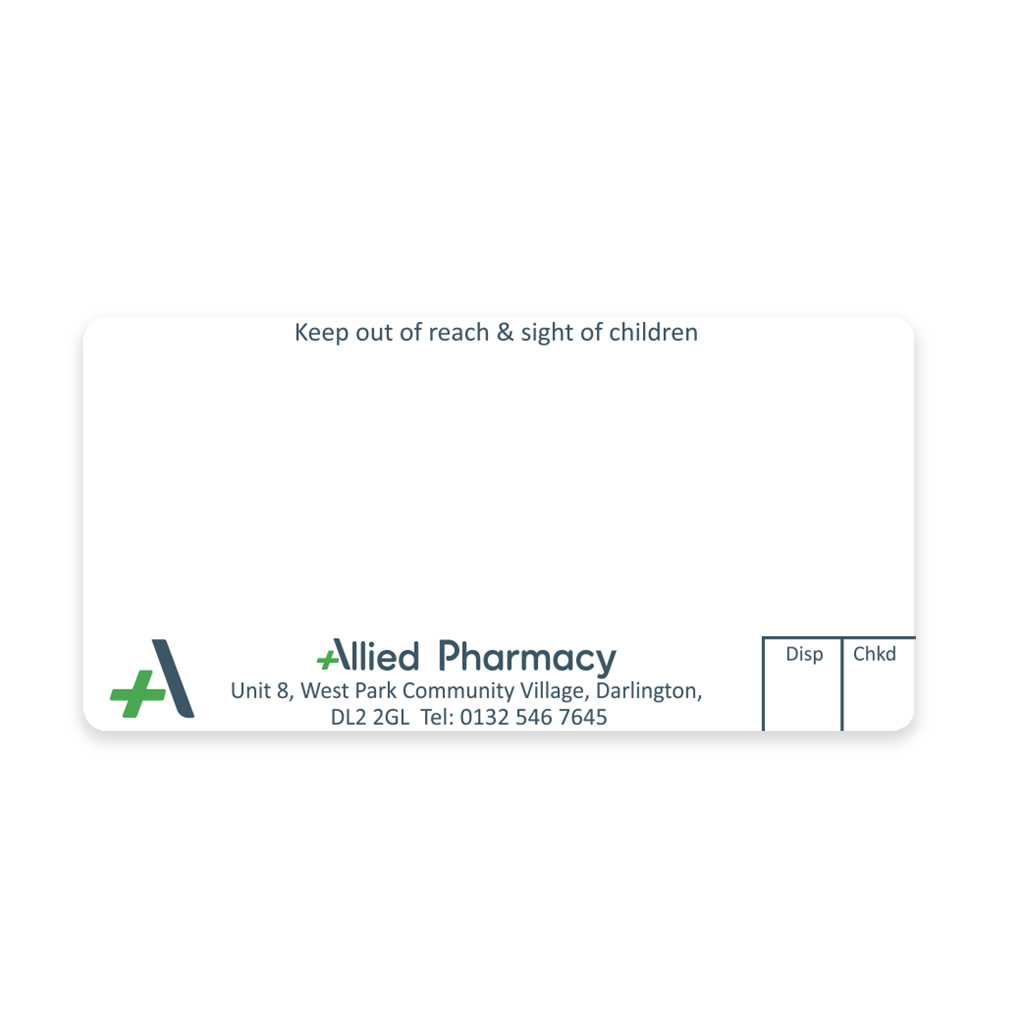 [AZEMT3353] Allied West Park Dispensing Labels