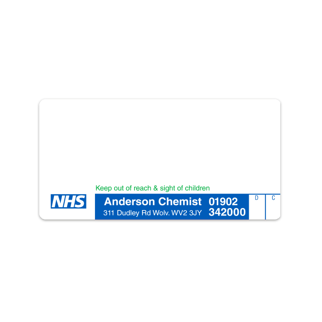 Anderson Chemist Labels