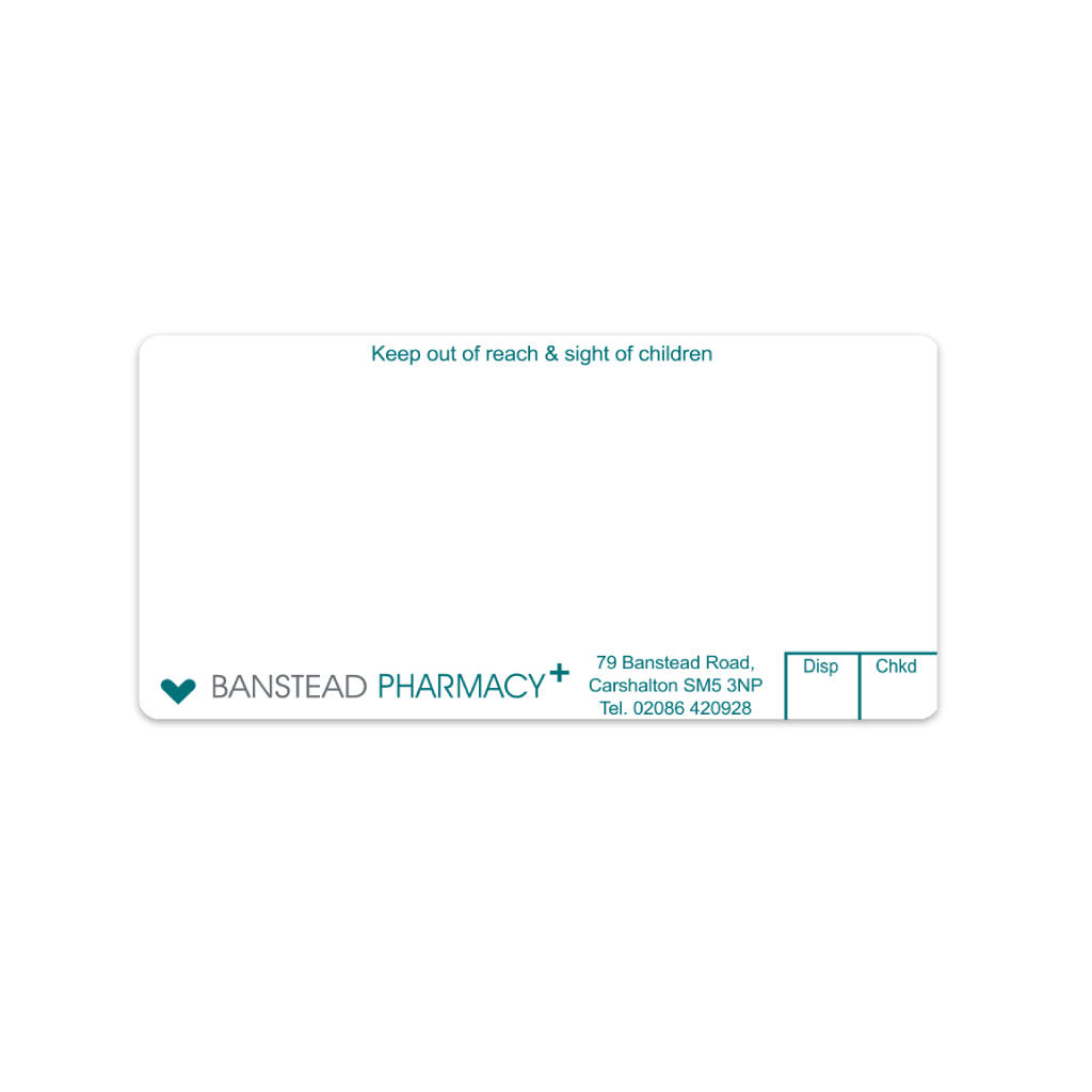 Ascent Group   Banstead Pharmacy Labels