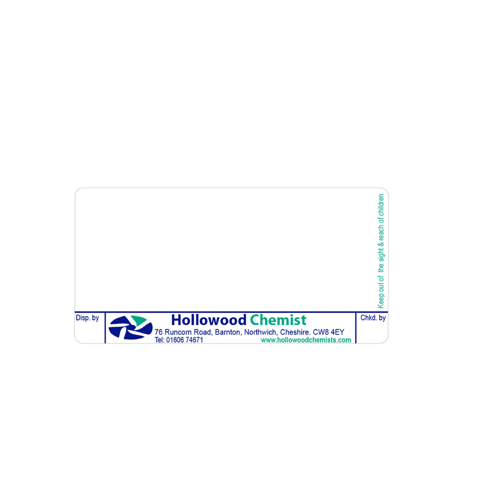 Barnton Pharmacy Labels Hollowood