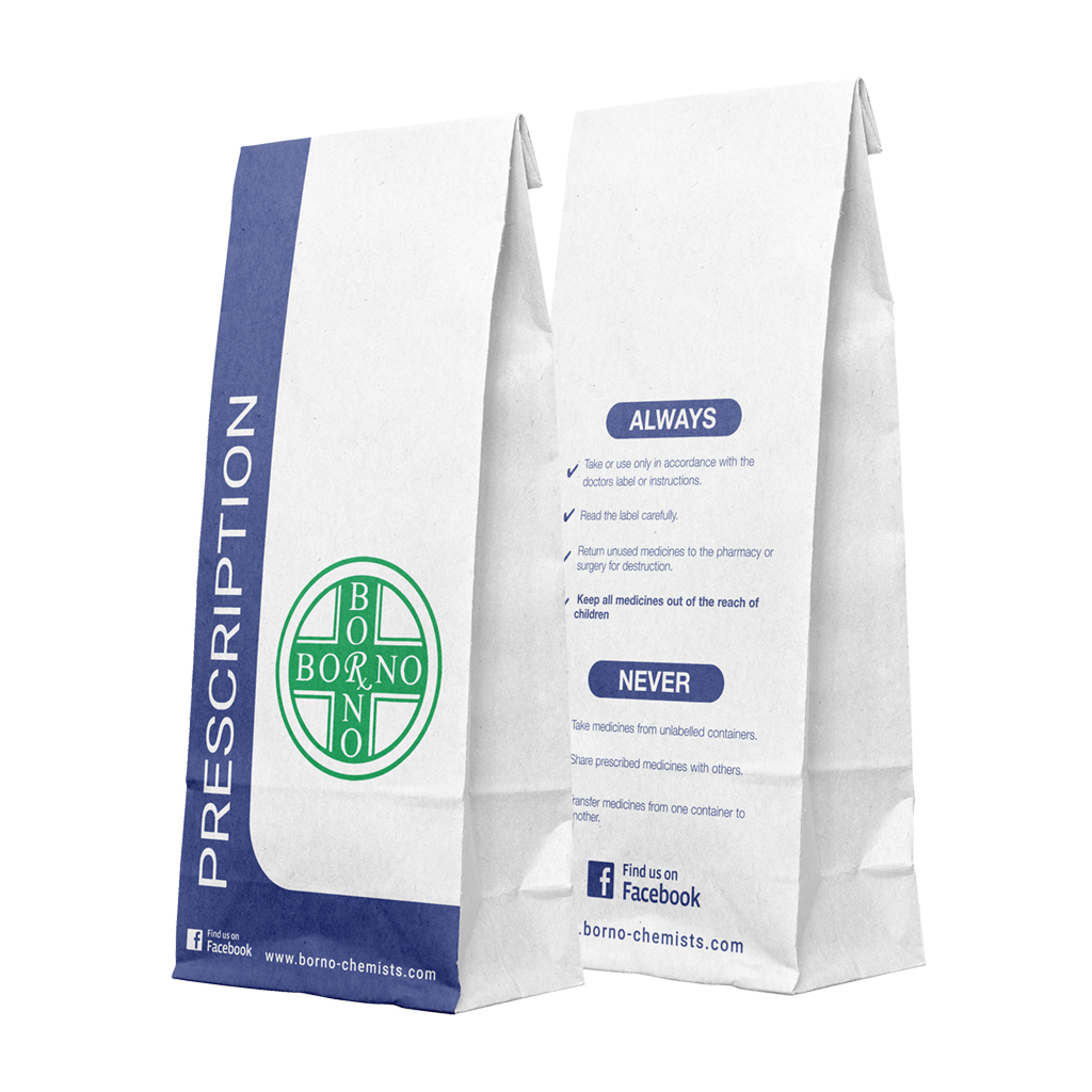 [BORNP3] P3 Borno Chemist Prescription Bags