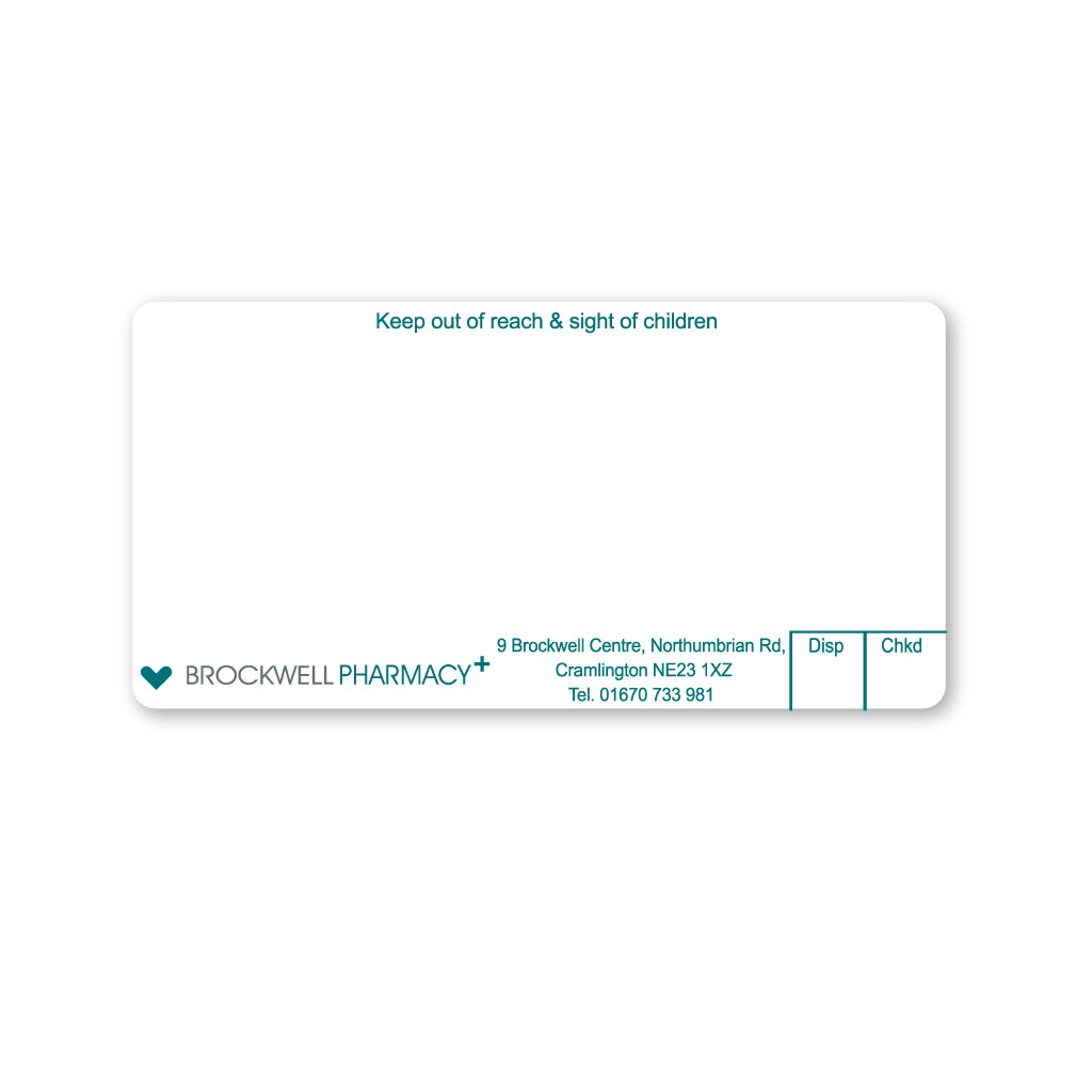 Ascent Group - Brockwell Pharmacy Labels