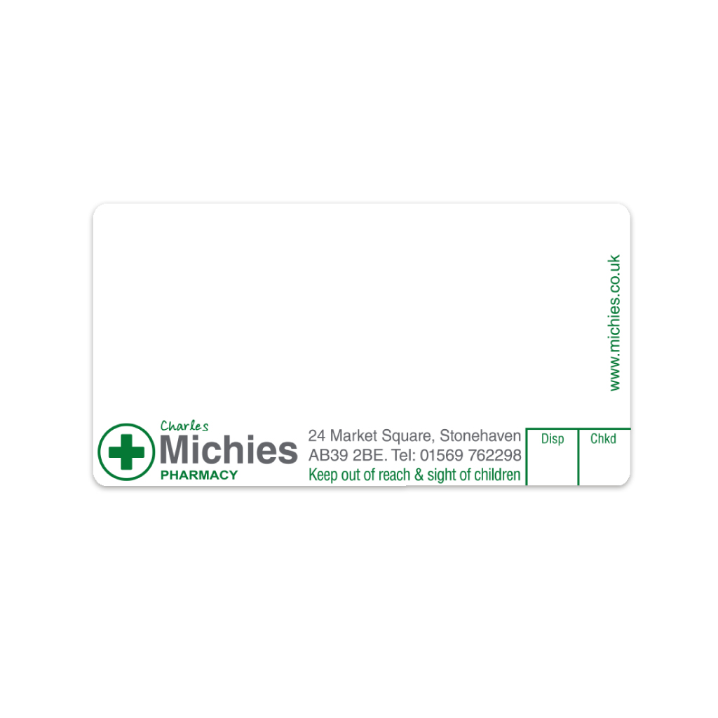 Charles Michies Stonehaven Labels