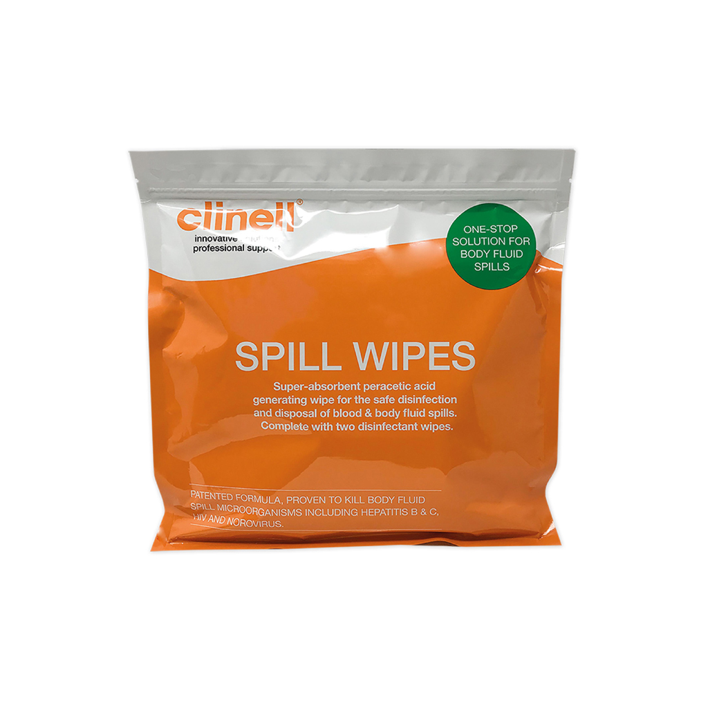 Clinell Spill Wipes 200 Wipes per Pack