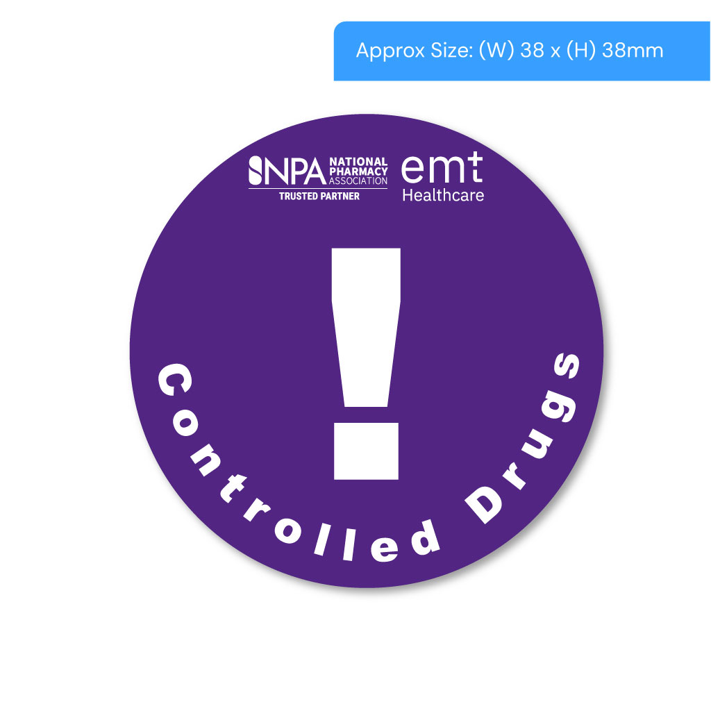 [STI1000CD] Controlled Drugs Alert Labels