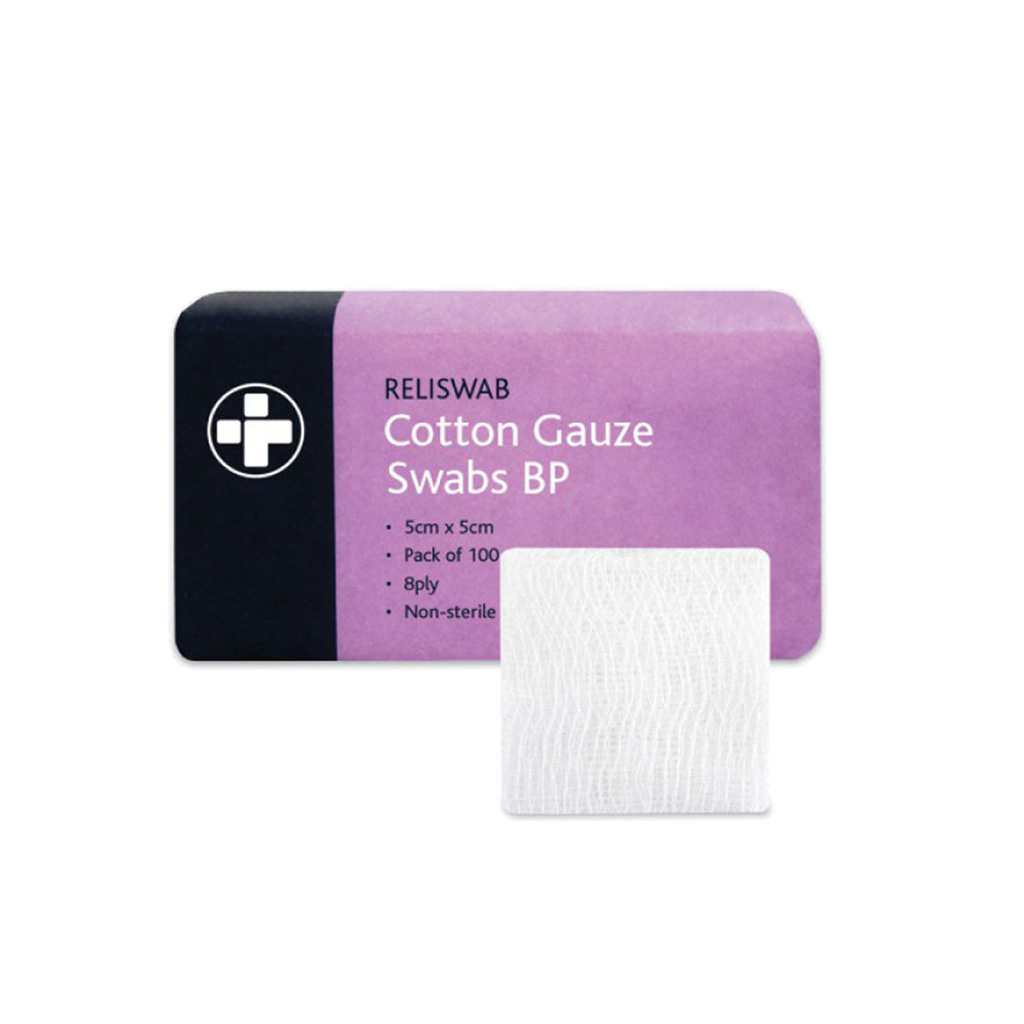 Cotton Gauze Swabs Non-Sterile 5cm/5cm