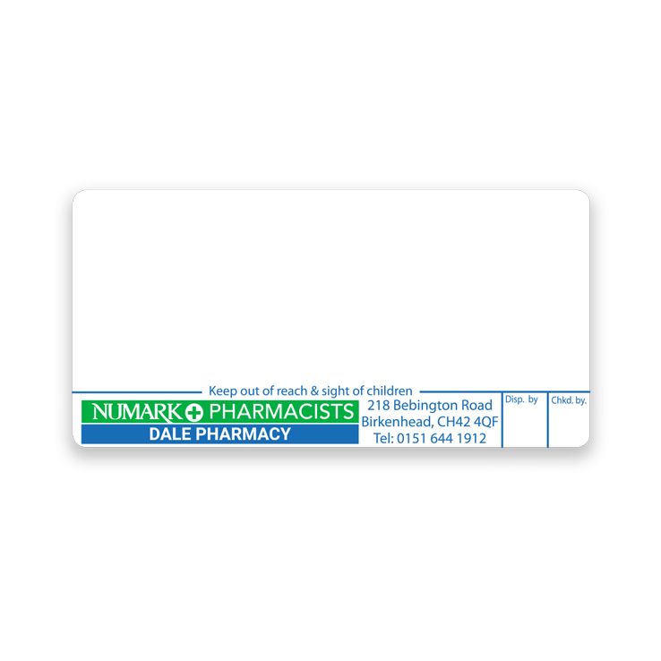 Dale Pharmacy Labels