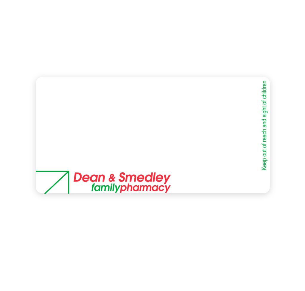 Dean&Smedley Pharmacy Dispening Labels