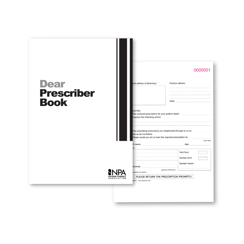 [DDB001] Dear Prescriber Duplicate Books