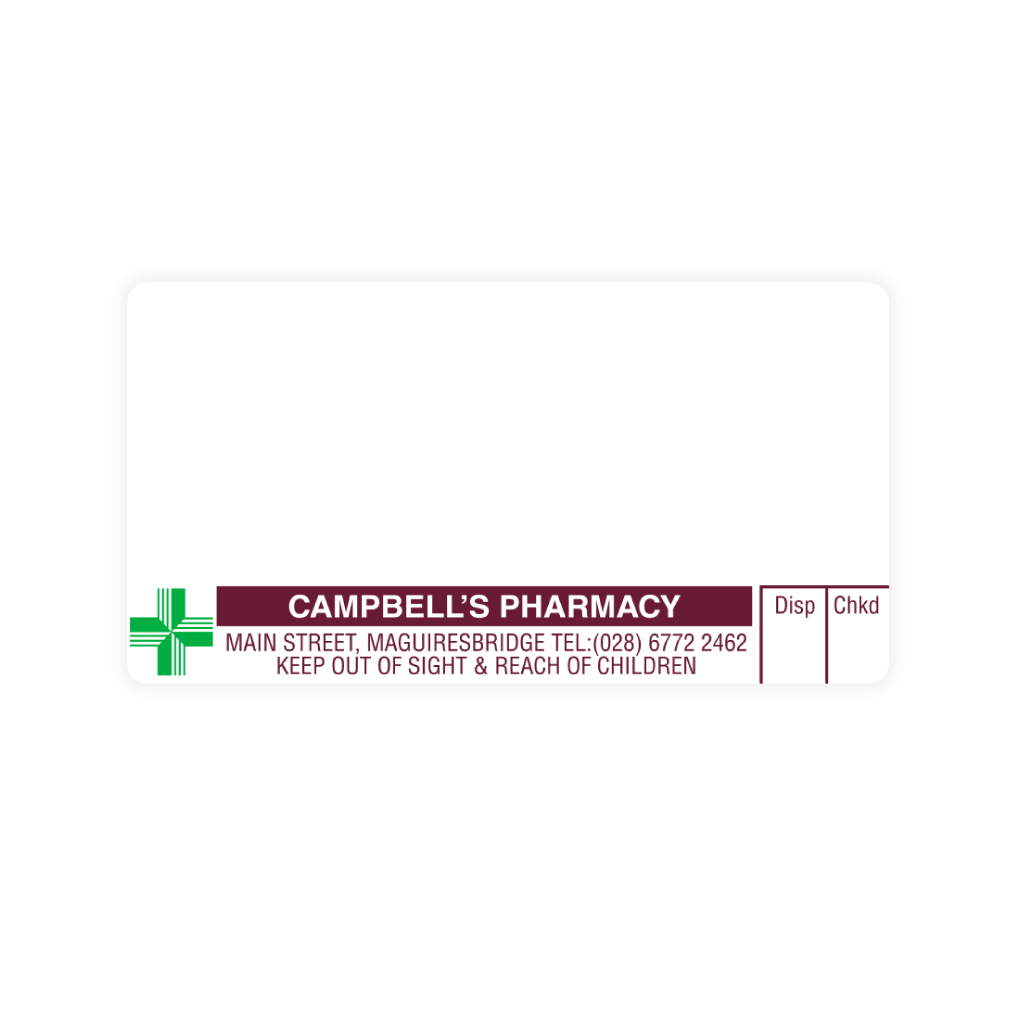 Declan Campbell Dispensing Labels
