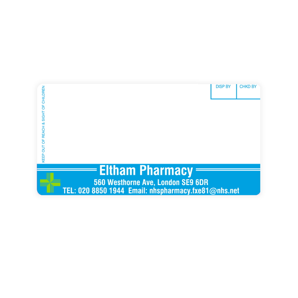 Eltham Pharmacy Labels 