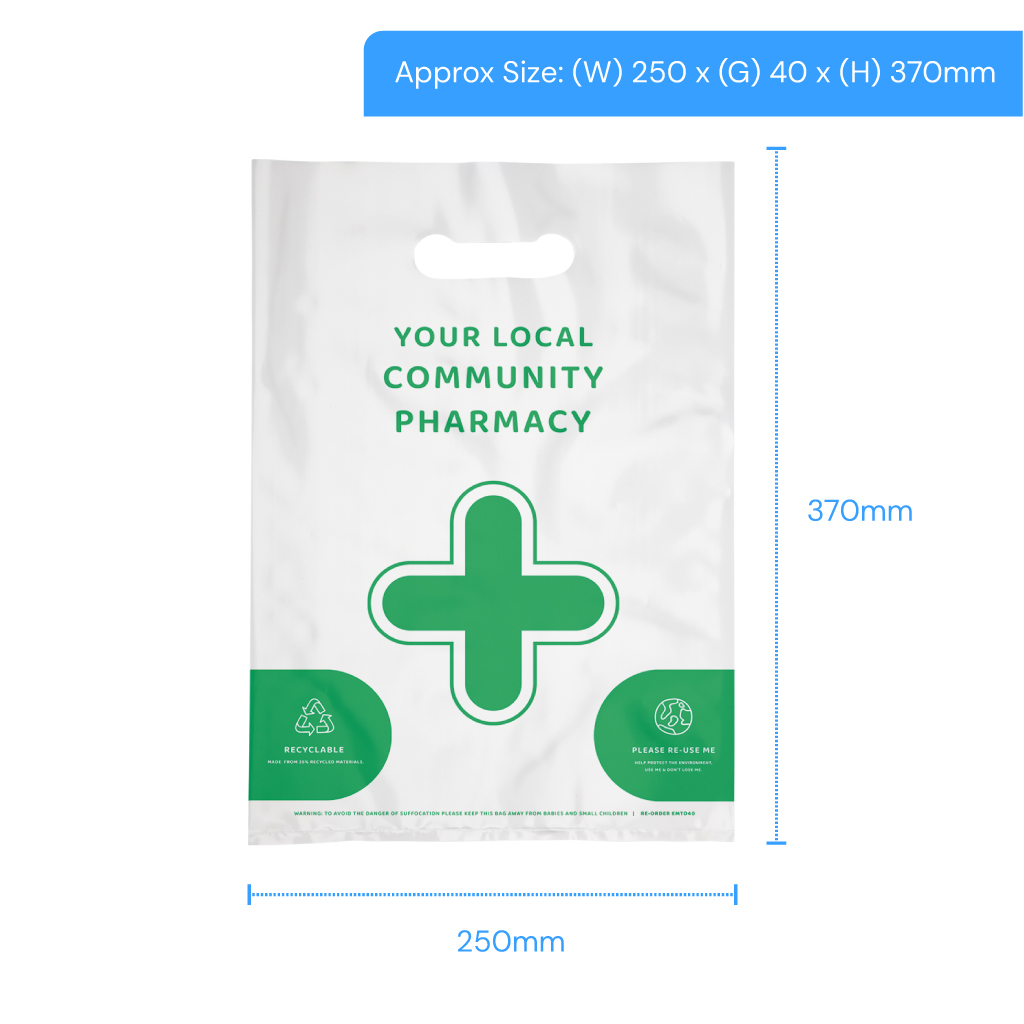 Pharmacy carriers bags