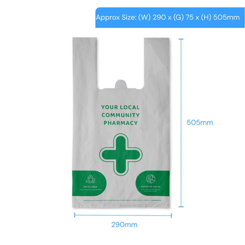 Pharmacy vest carrier bags