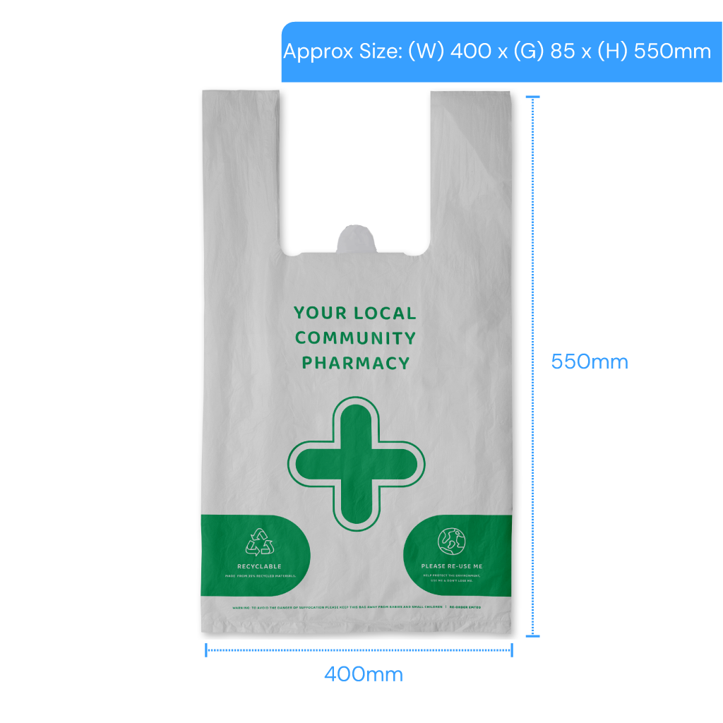 Pharmacy vest carrier bags