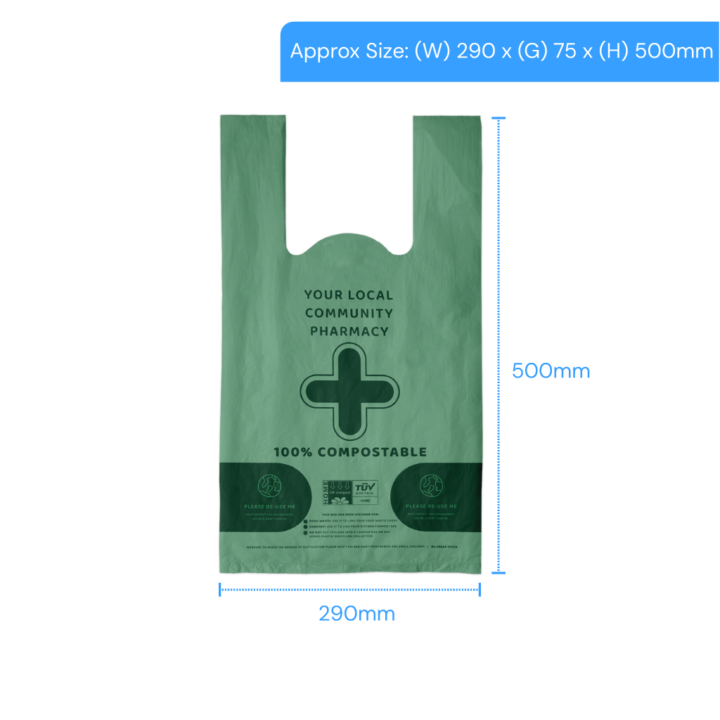 Compostable Carrier Bags - Large