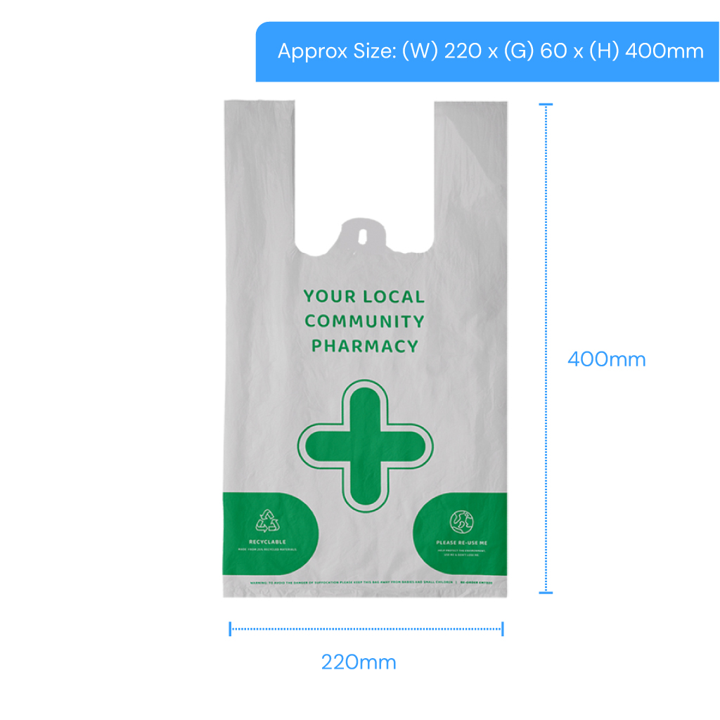 Pharmacy vest carrier bags